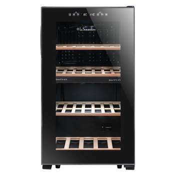 Шкаф винный двухзонный La Sommeliere LS51.2ZBLACK